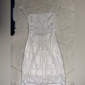 Lucy In The Sky Sequin Backless Dress